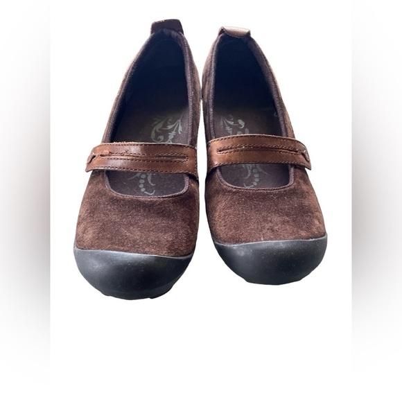 Merrell Plaza Bandeau Mary Janes in Espresso Brown, Size 8, Prairiecore, Casual - Picture 2 of 7